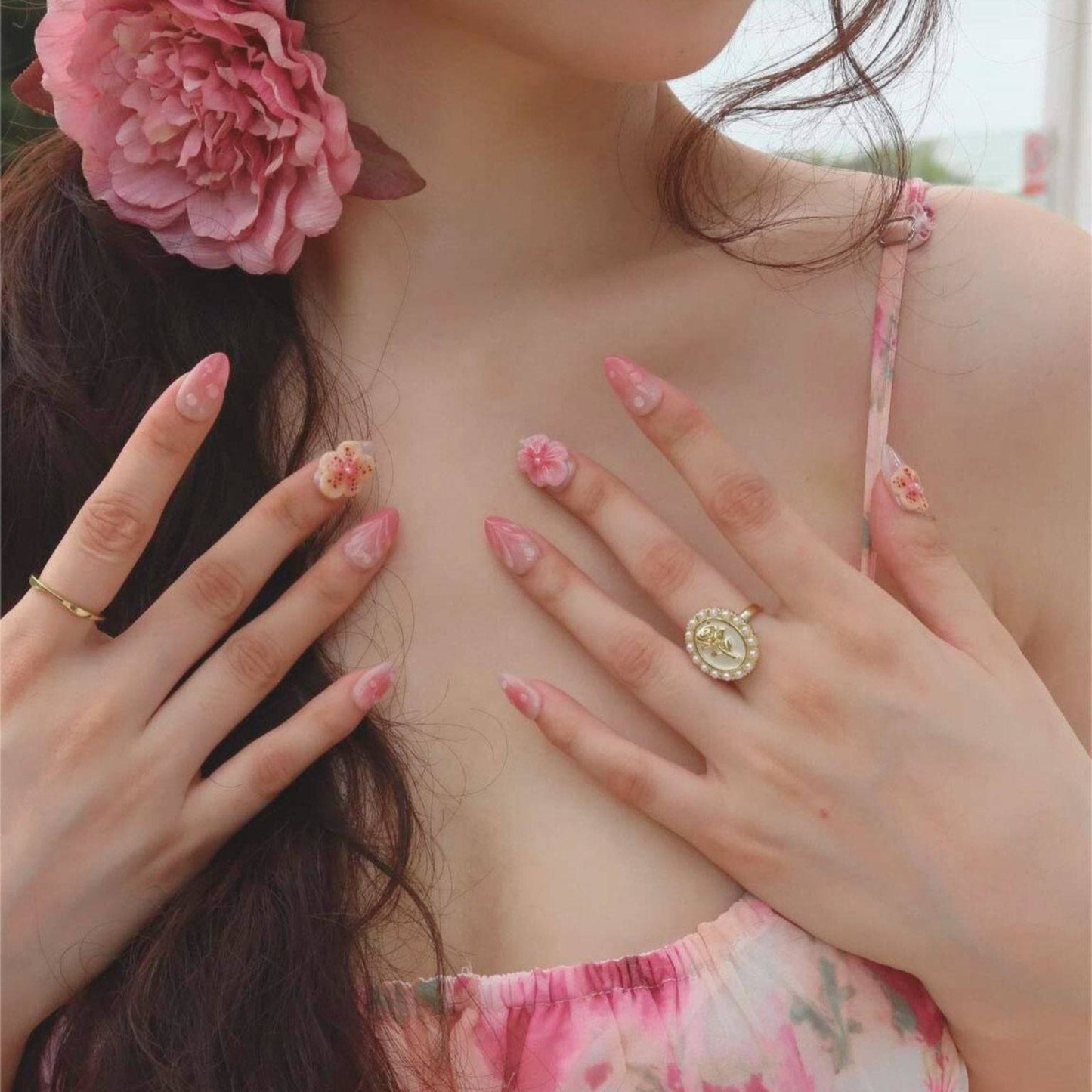 Beachside Fizz - Ersa Nails Nude Pink PressOnNails