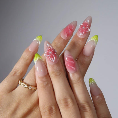 Amore Infinito - Ersa Nails Pink Jade PressOnNails