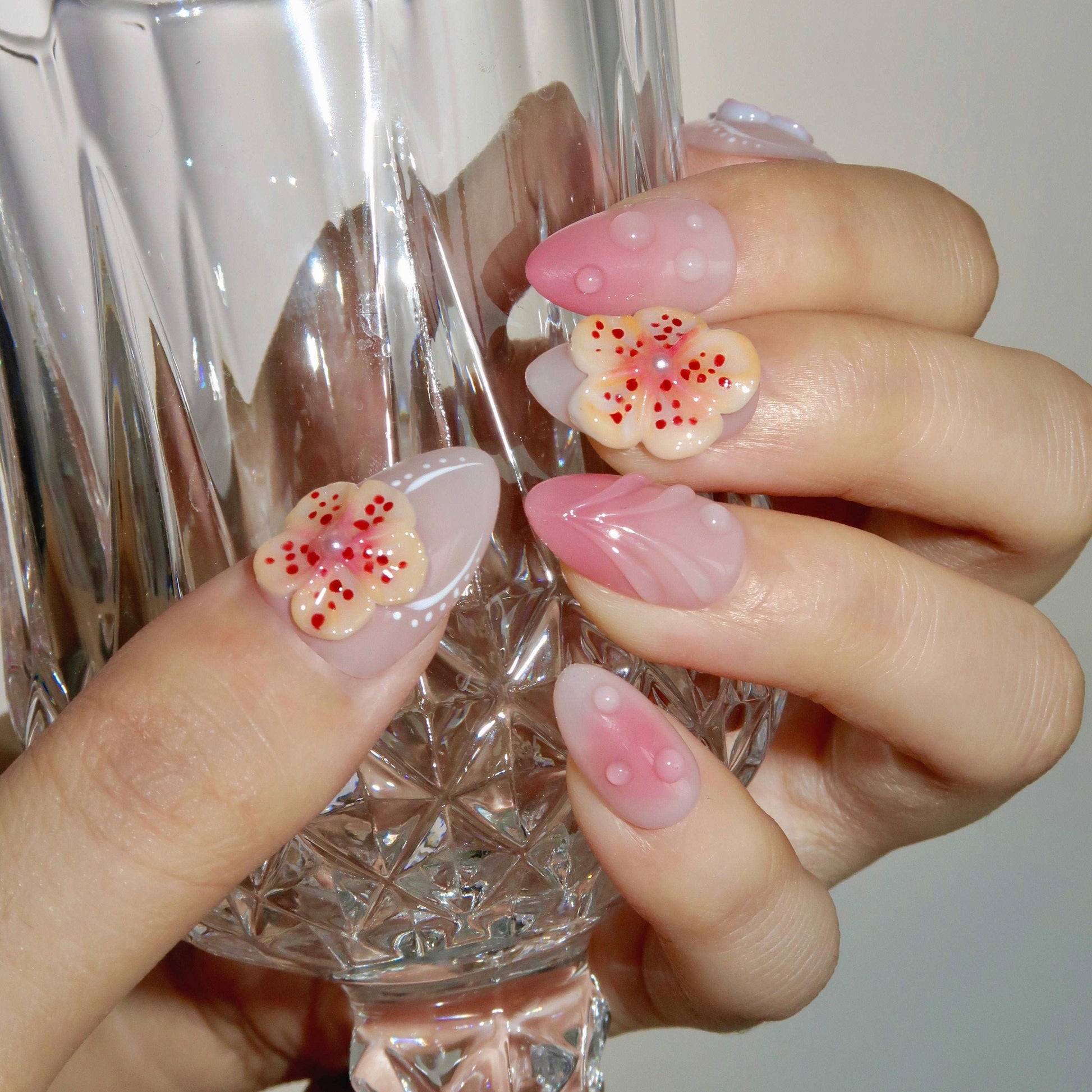 Beachside Fizz - Ersa Nails Nude Pink PressOnNails