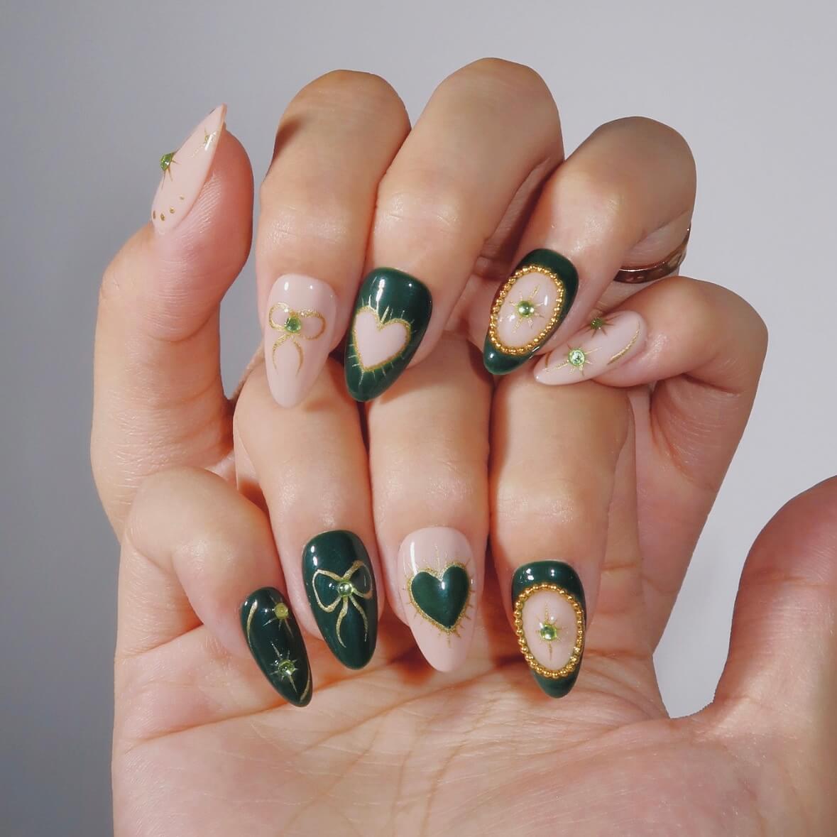 Beryl Enchantress - Ersa Nails Jade Nude PressOnNails