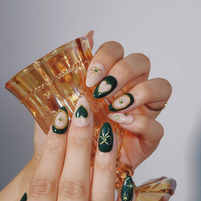 Beryl Enchantress - Ersa Nails Jade Nude PressOnNails