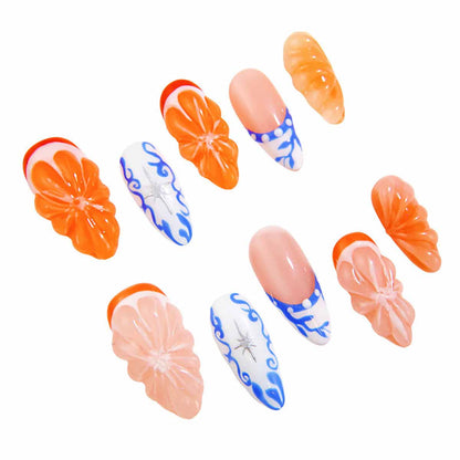 Citrus - inspired Nail Art