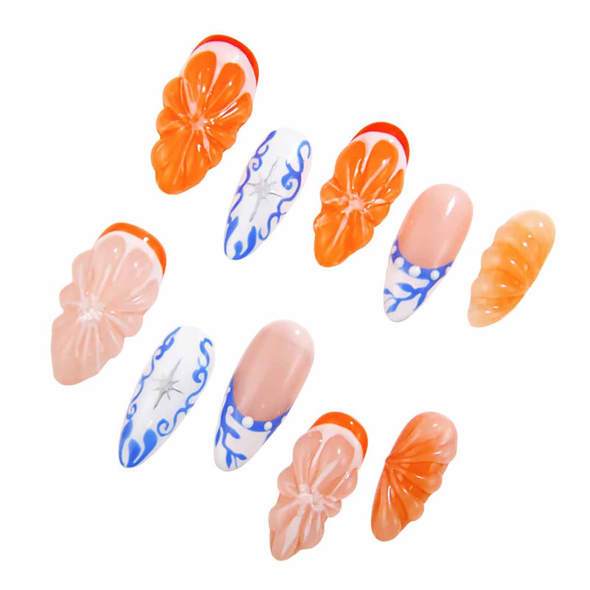 Citrus - inspired Nail Art