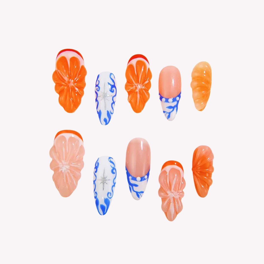 Citrus - inspired Nail Art