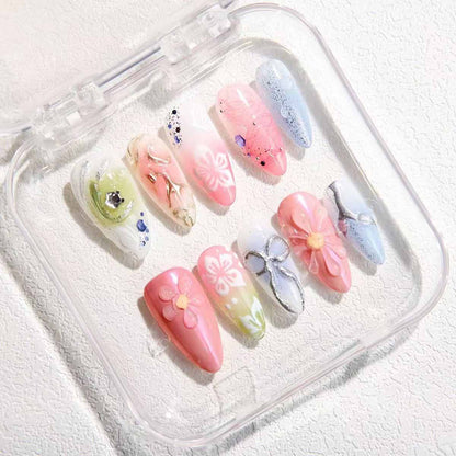 Delicate Spring - themed Nail Art