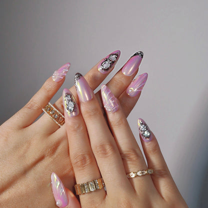 Ethereal Bliss - Ersa Nails Pink PressOnNails