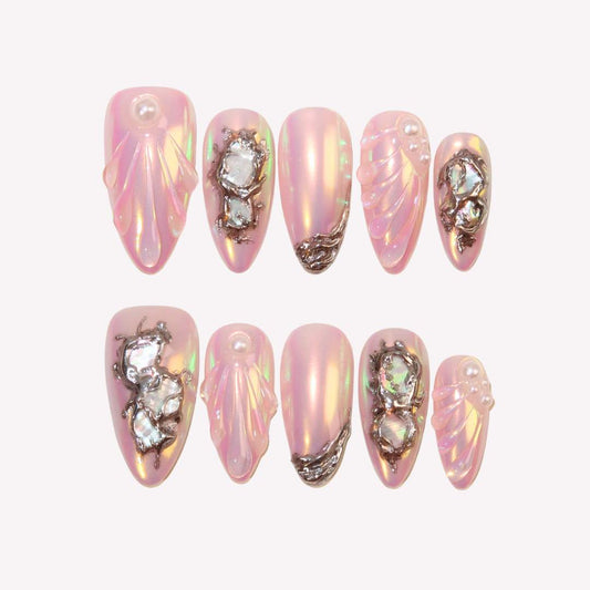 Ethereal Bliss - Ersa Nails Pink PressOnNails