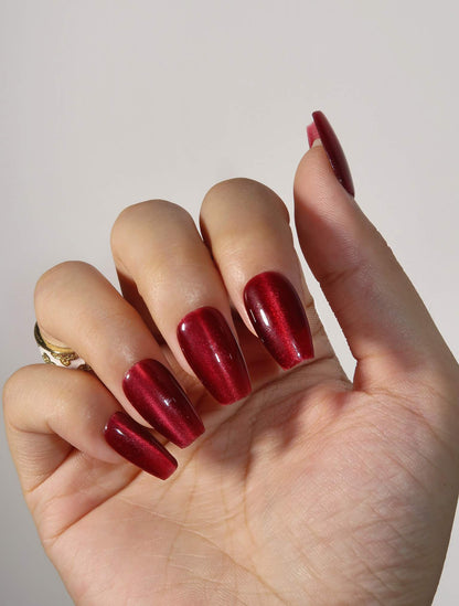 Hidden Gem - Ersa Nails Red PressOnNails