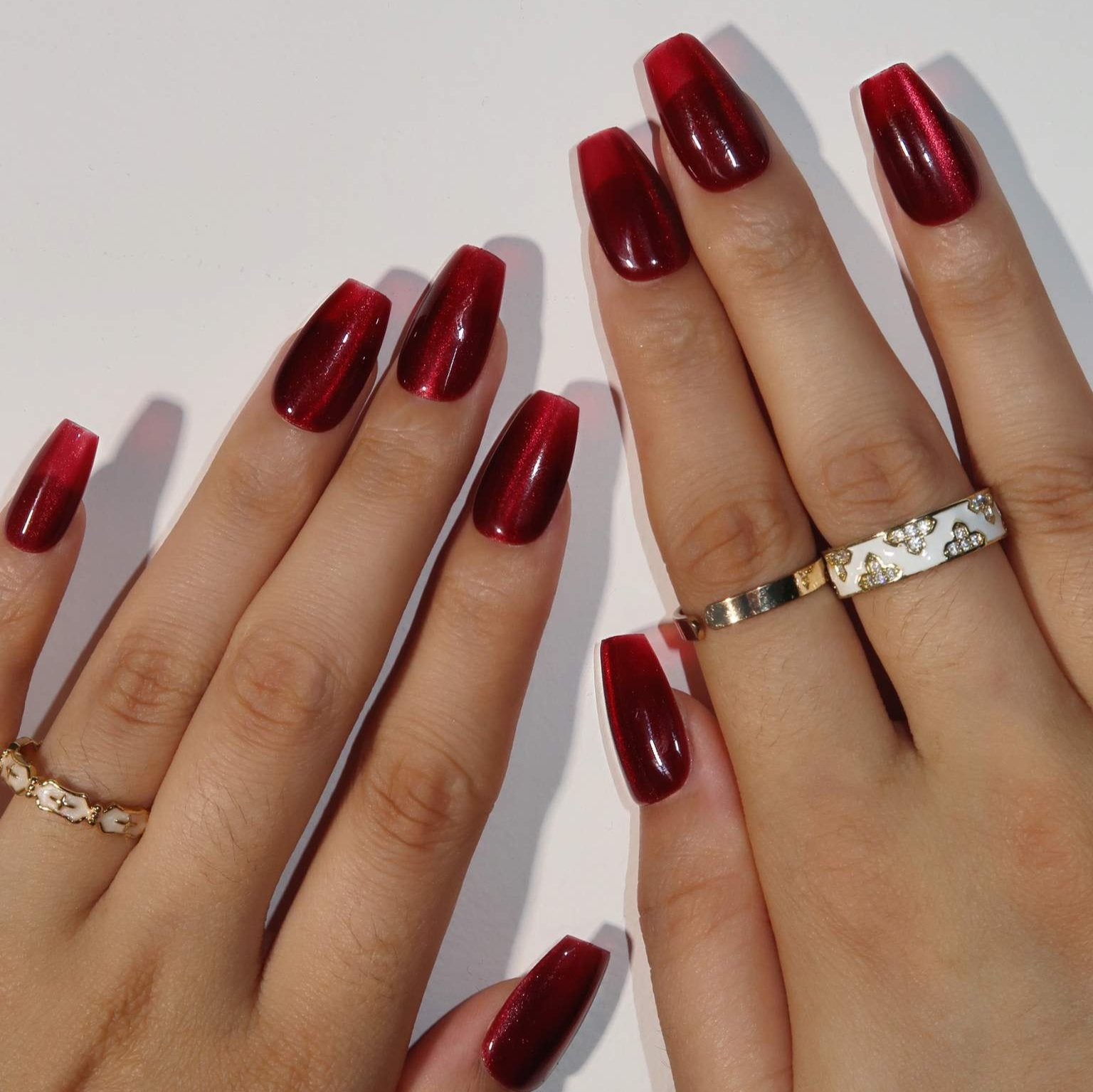 Hidden Gem - Ersa Nails Red PressOnNails