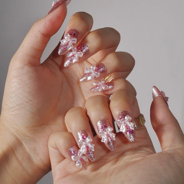 Sugar Plum Fairy - Ersa Nails Pink PressOnNails