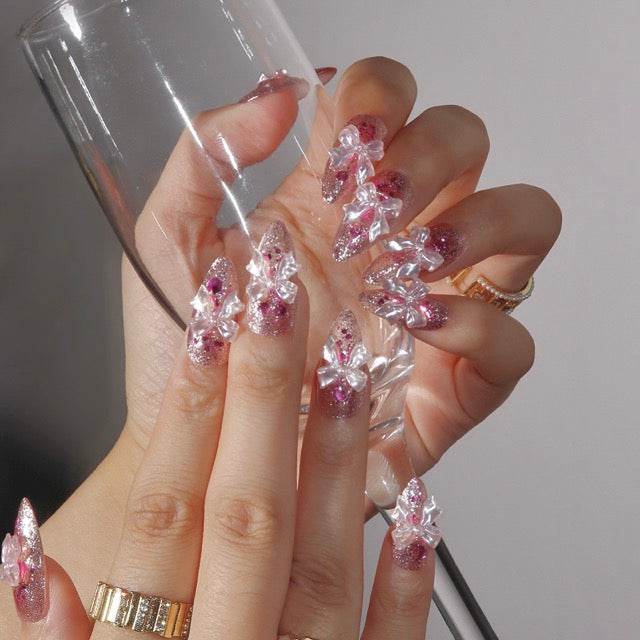 Sugar Plum Fairy - Ersa Nails Pink PressOnNails