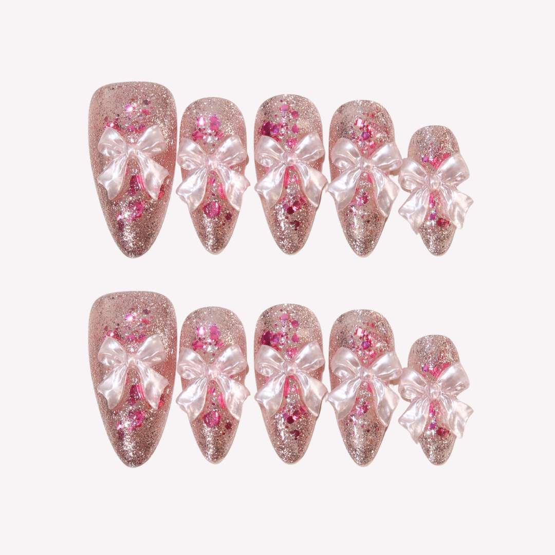 Sugar Plum Fairy - Ersa Nails Pink PressOnNails