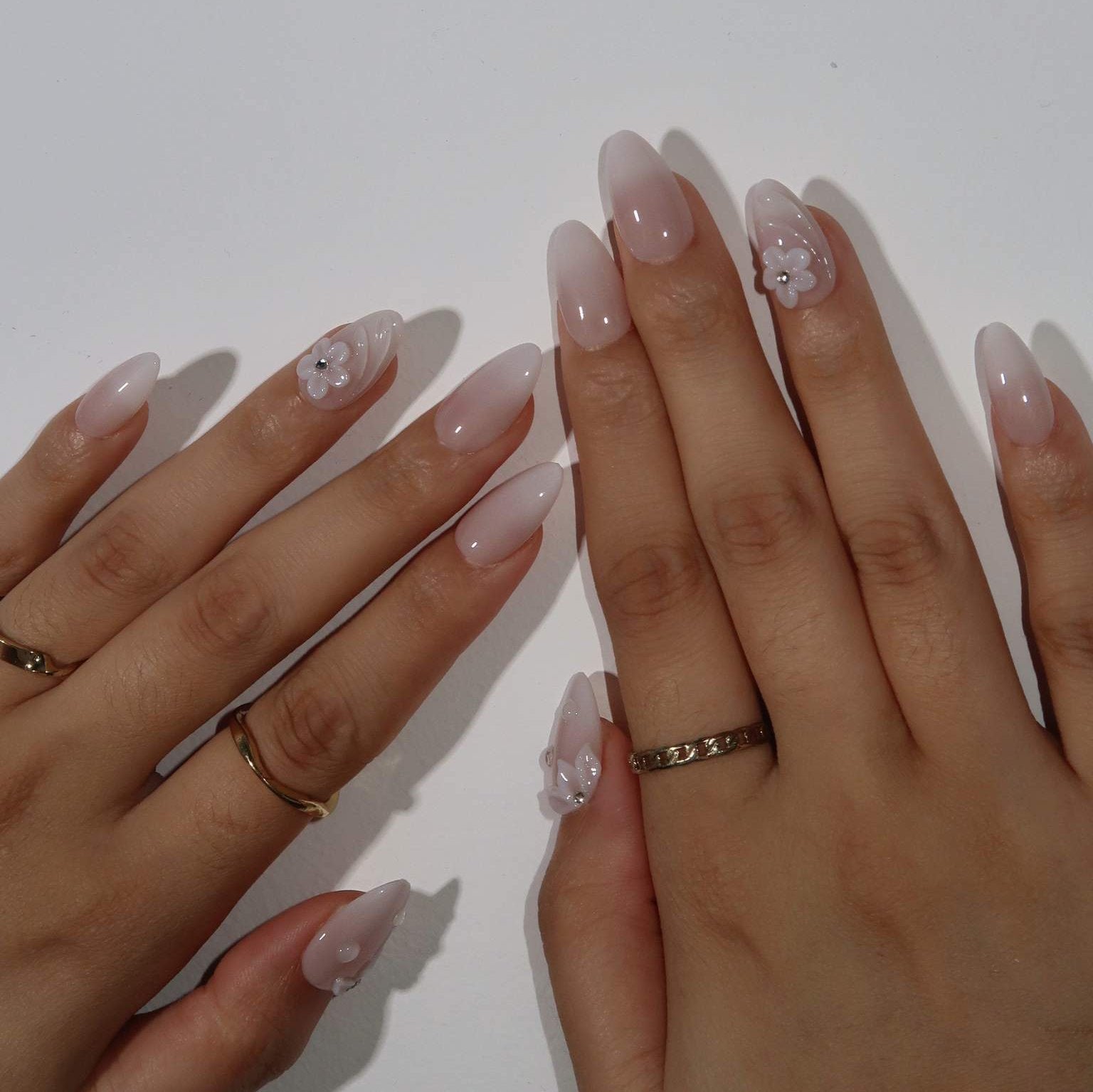 Venus - Ersa Nails White Nude Pink PressOnNails